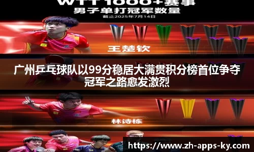 广州乒乓球队以99分稳居大满贯积分榜首位争夺冠军之路愈发激烈